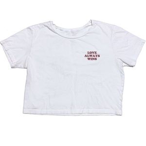 “Love Always Wins” Crop Top